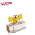 Pressure PN16 2 way High quality brass gas ball valve for gas and water with long lever handle dn25